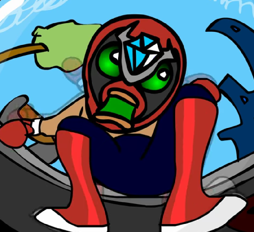 "I jumped in slow-motion!"