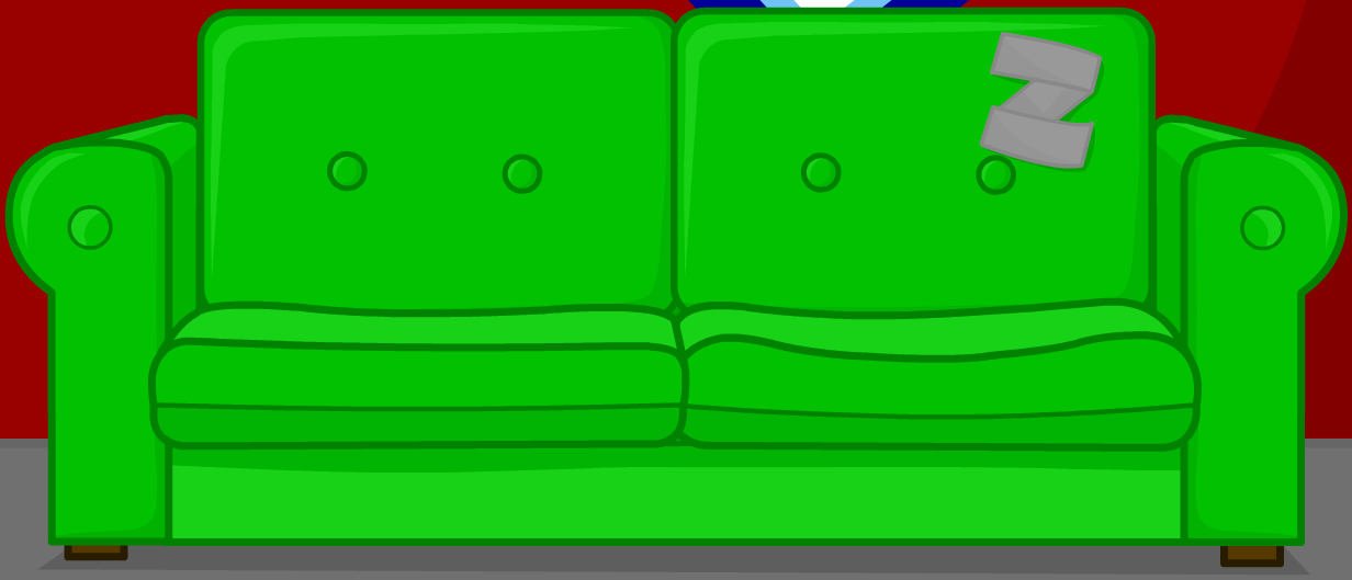 "Hey, my name's Couch Z, a-one, two, one, three!"