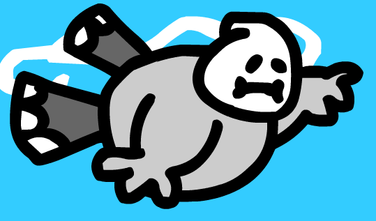 "I'm sad that I'm flying."